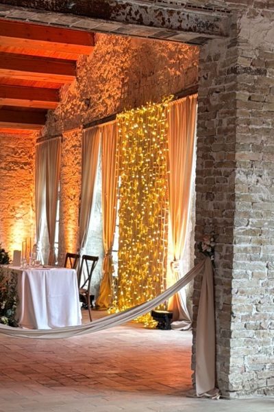 Allestimento matrimonio